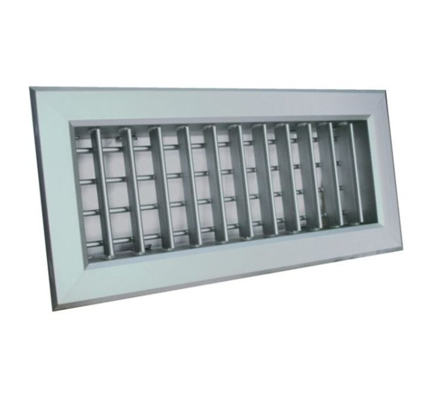 Velair Uitblaas Luchtrooster Aluminium 200 x 100 mm