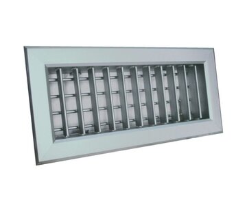 Velair Uitblaas Luchtrooster Aluminium 250 x 100 mm