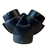 Velair Y-Splitter Luchtkanaal Ø125 mm naar 2× Ø100 mm