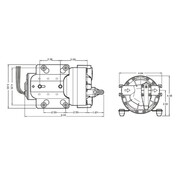 Velair Zelfaanzuigende Waterpomp 5–20 l/min 230V voor Marine Airconditioning