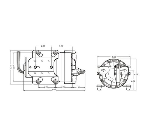 Velair Velair Zelfaanzuigende Waterpomp 5–20 l/min 230V voor Marine Airconditioning