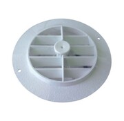 Velair Afsluitbaar Uitblaas Ventilatierooster Rond Ø100 mm Wit