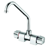 Trem Mengkraan Chroom met Draaibare Uitloop – 3/8" Aansluiting