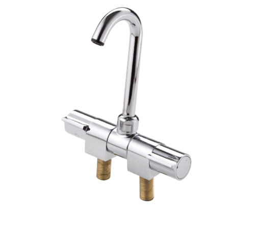 Trem Trem Mengkraan Chroom Dubbel – 3/8" Slangaansluiting