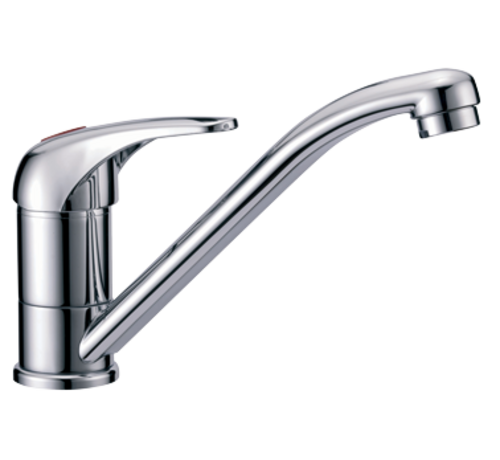 Trem Trem 1-Hendel Mengkraan Verchroomd met Draaibare Uitloop – 3/8"