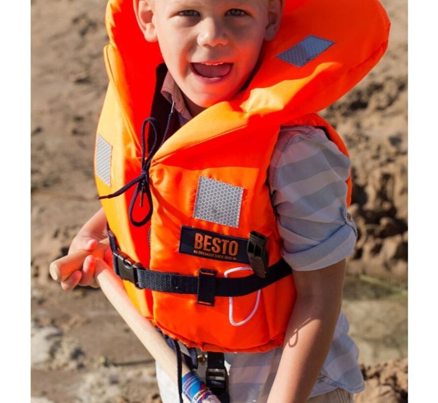 Besto Econ 100N Reddingsvest Baby 5-15 kg – Oranje