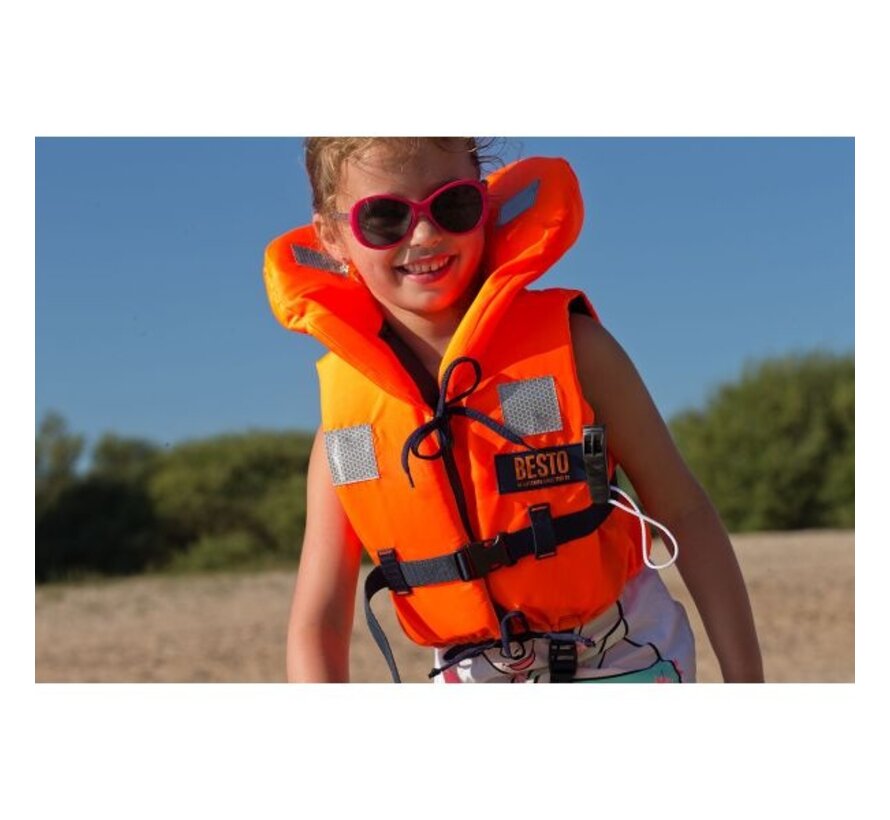 Besto Econ 100N Reddingsvest Baby 5-15 kg – Oranje