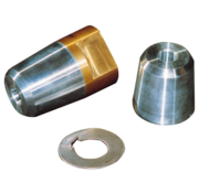 Allpa Dopmoer Set met Zinkanode & RVS Borgring voor Schroefas – Ø20 t/m Ø60 mm