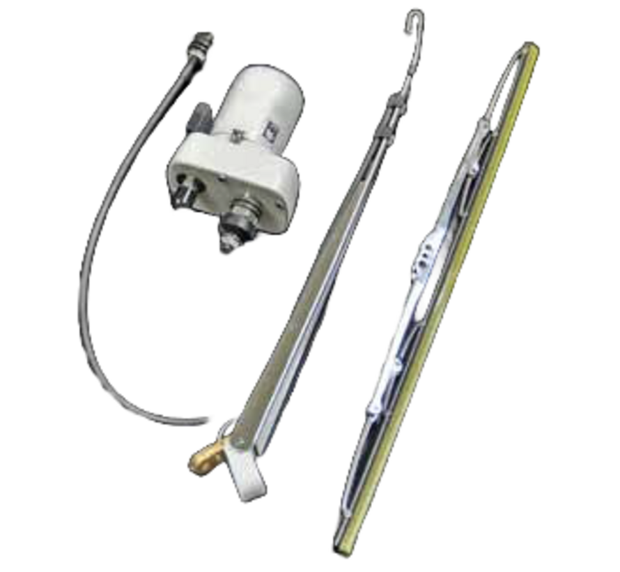 Allpa Ruitenwisserset Bravo 12V – 2-Speed Motor, Arm, Blad & 3-Standenschakelaar