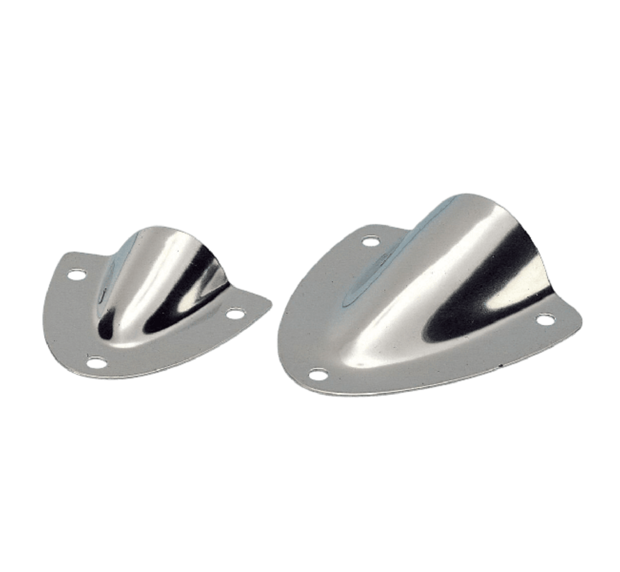 Ventilatieschelp / Luchtschelp RVS mini