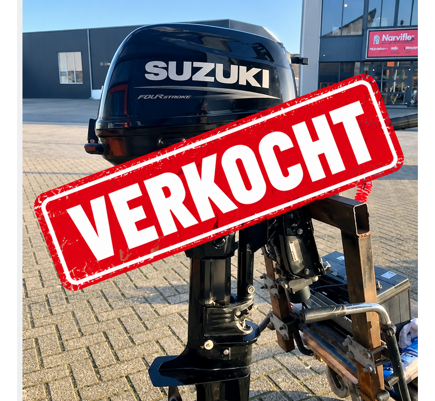 Suzuki 20 pk 4-takt lang met elektrische start & powertrim!