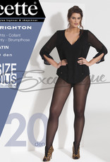 Cette Cette - Panty Brighton Plus Size - 20D - Black