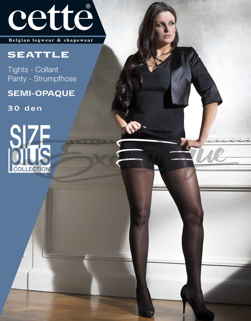 Cette - Panty Seattle Plus Size - 30D - Black