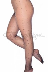 Pamela Mann - Panty Sheer Luxury - 20D - Gloss Black Dots :