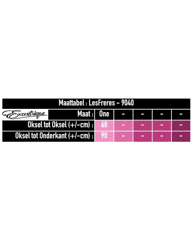 LesFreres - Vest / Jas - 9040 - Zwart Wit : One Size