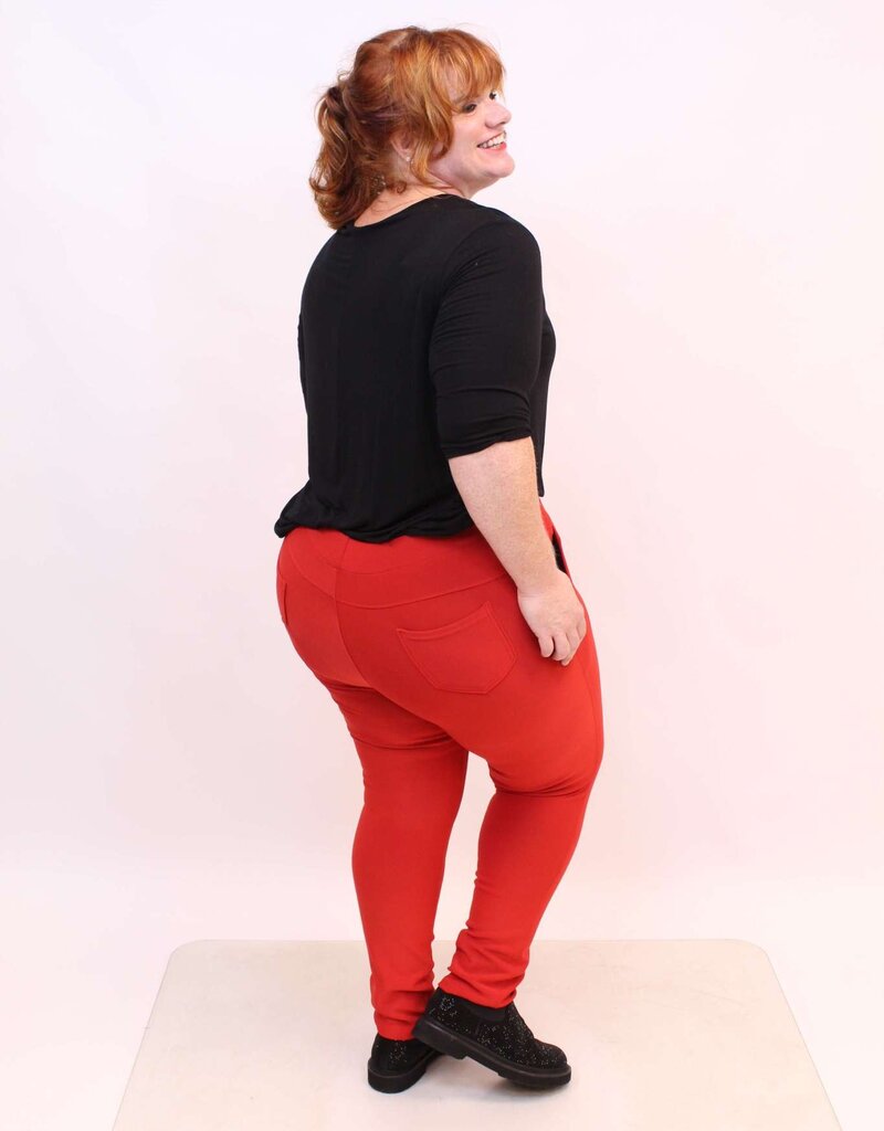 RivaFashion - Pantalon Luna - Red :