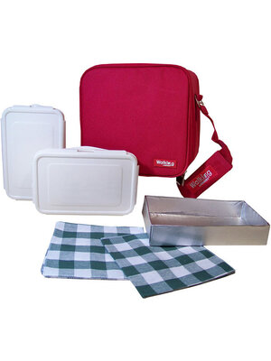 Bergner Lunchtas compleet (rood)