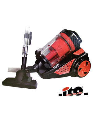 ITO electronics Cyclone (zakloze) stofzuiger rood