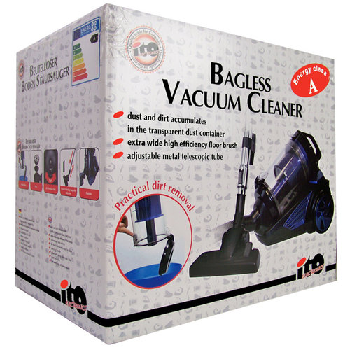 ITO electronics Cyclone (zakloze) stofzuiger blauw