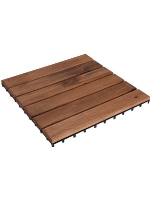 ProGarden Terrastegels acaciahout - set van 9 - 30x30