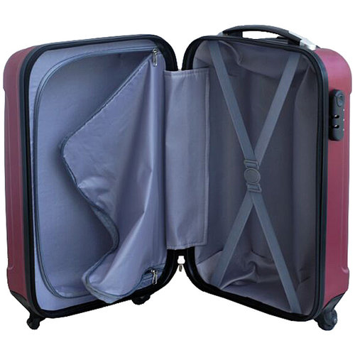 Ceruzo handbagage koffer ABS bordeauxrood