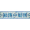 Border tiles tulips