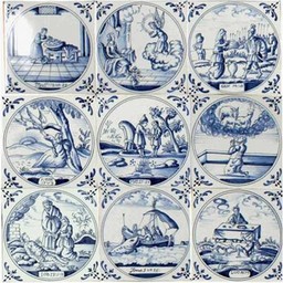 Frisiantiles Biblical tiles B19-27