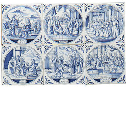 Frisiantiles Kacheln biblische Szenen C10-15