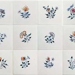 Frisiantiles Tegels bloemen klein kleur 13-24