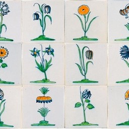 Frisiantiles Tiles Collaert flowers 1-12
