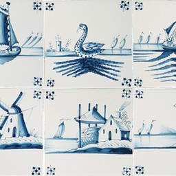 Frisiantiles Fliesenlandschaften 1800 13-18