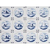 Tiles landscape in circle I 1-12