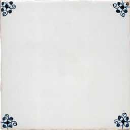 Frisiantiles Tiles with spider corner decoration