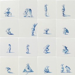 Frisiantiles Tegels plassers en kakkers 1-16