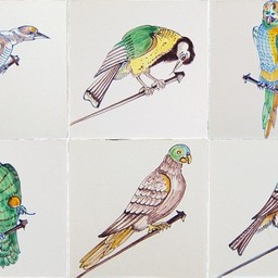 Frisiantiles Tegels spijkervogels 19-24