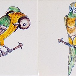 Frisiantiles Tiles birds on nail 25-26