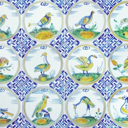 Frisiantiles Tiles birds in circle 1-12