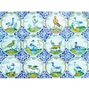 Tiles birds in circle 13-24