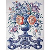 Tile panel flower vase I