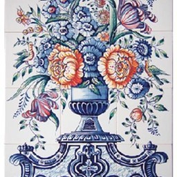 Frisiantiles Tile panel flower vase I