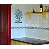 Tile panel flower vase L
