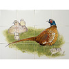 Tegeltableau Fazanten