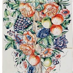 Frisiantiles Kachel-Tableau-Girlandenfarbe