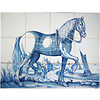 Tile panel Frisian horse I
