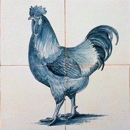 Frisiantiles Tegeltableau haan