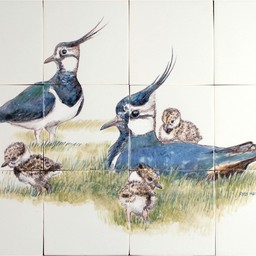 Frisiantiles Tile panel with Lapwings