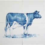 Frisiantiles Tile panel with cow