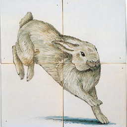 Frisiantiles Tile panel with rabbit