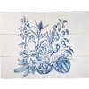 Tile panel with herbs en vegetables