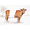 Tile panel with Lakenvelder cow